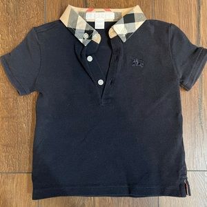 Burberry polo shirt black